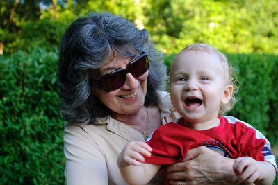 Having a few laughs with the next best thing to Mama