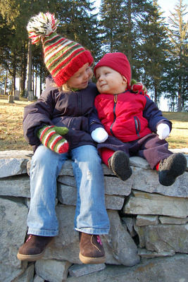 Christmas card outtake