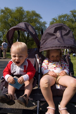Feeling quite differently about strolling through the park