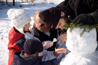 Souzeks are serious about their snowmen
