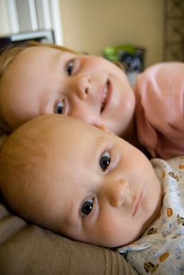 His big sister will always have his back