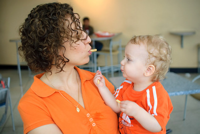 Nikola, Mama and one of their shared passions