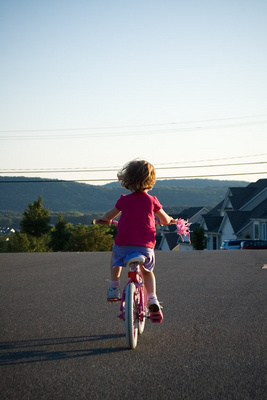 Riding into the sunset