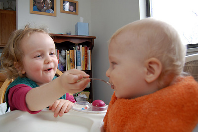 Sharing the pudding love