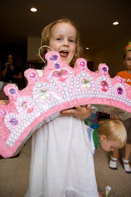 The unveiling of the greatly anticipated princess tiara pinata