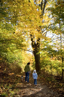 Soaking up the fall colors