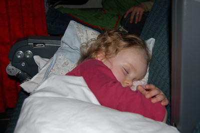 Dreaming her way across the Atlantic to Baka and Deda's house