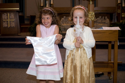 The excitement level was high before Nikola's baptism