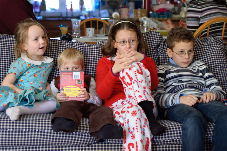 Finally, some company to watch movies with (and even better, cousins)